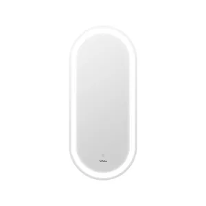 Welba LED Oval Bathroom Mirror Smart Anti-fog Makeup Wall Mirrors Vanity 1000mm