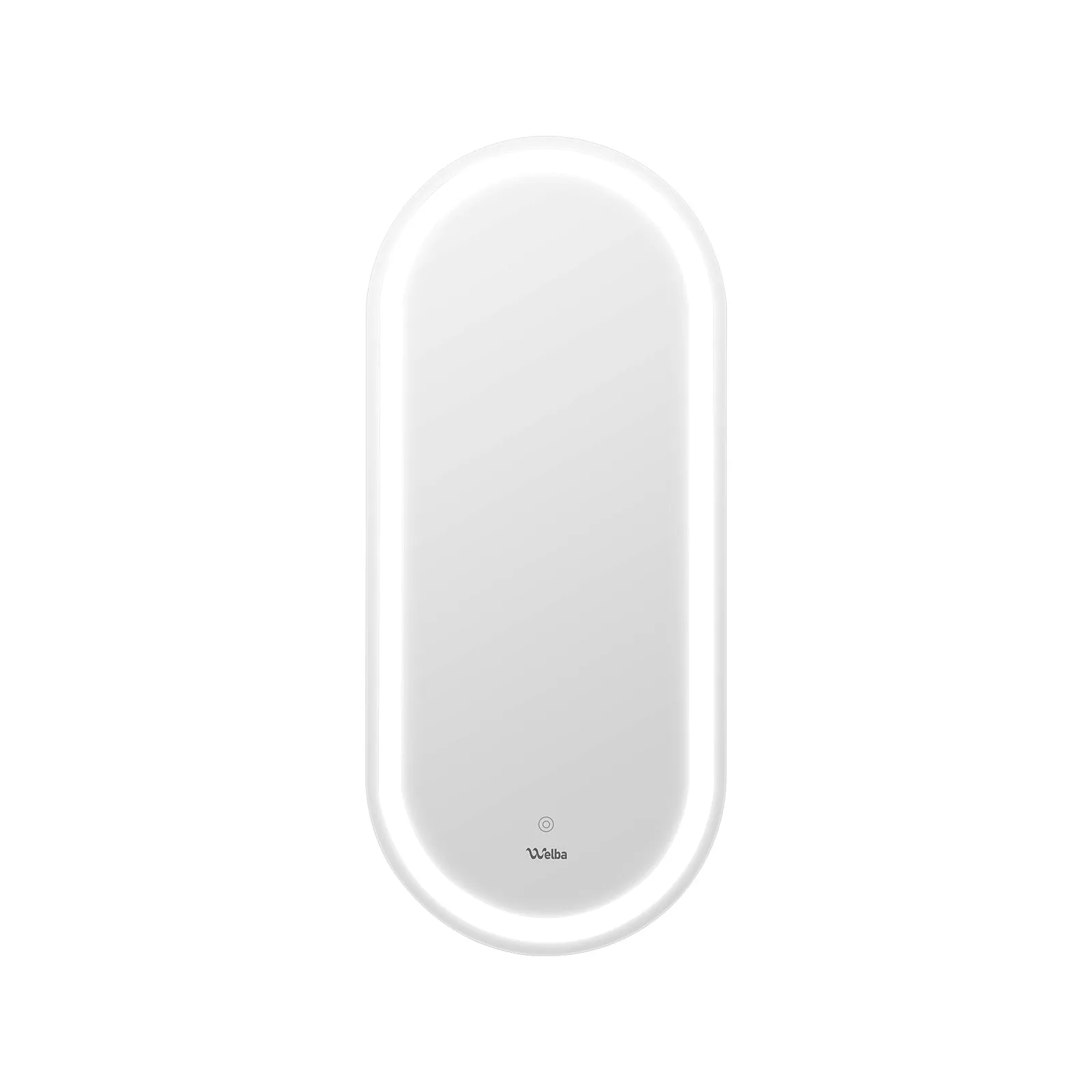 Welba LED Oval Bathroom Mirror Smart Anti-fog Makeup Wall Mirrors Vanity 1000mm