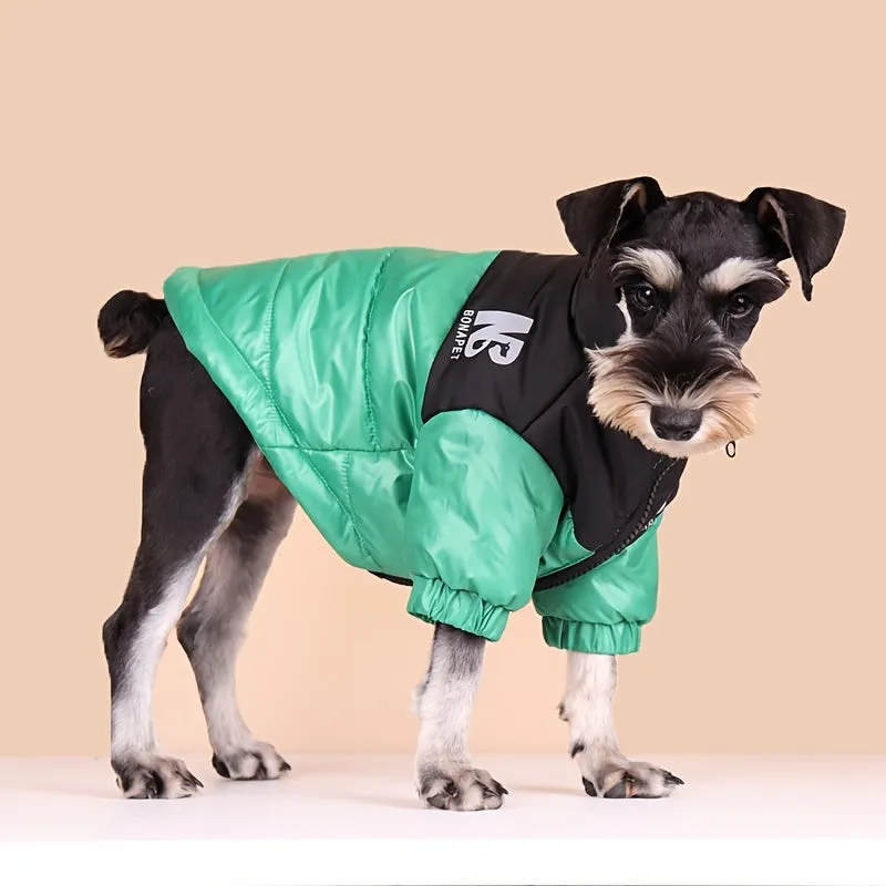 Winter Warm Pet Clothes Reflective Dog Coat for Cold Seasons