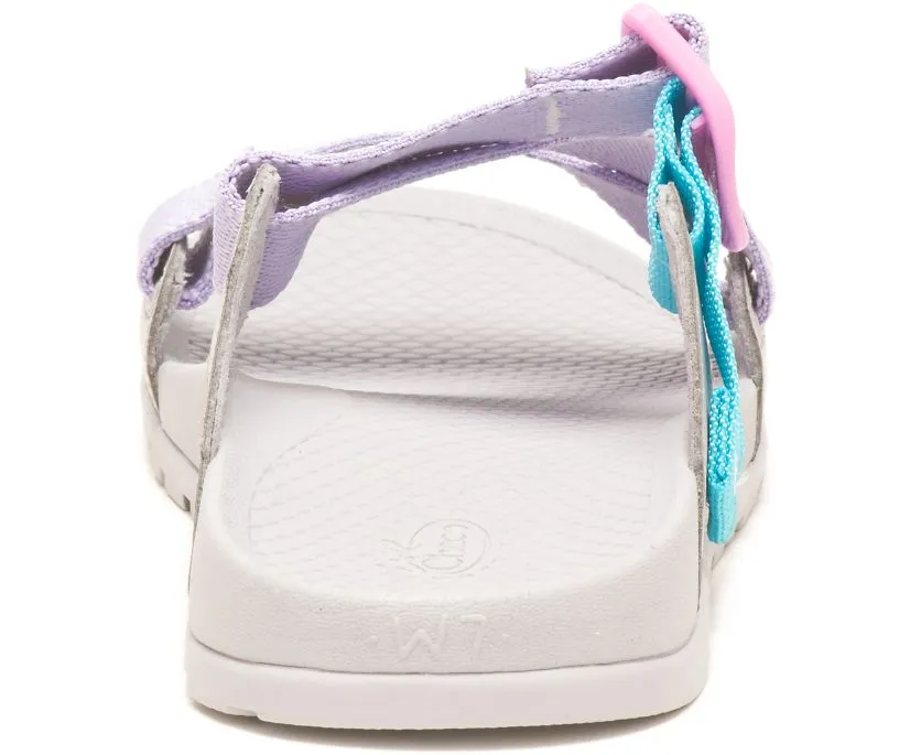 Women's Chaco Lowdown Slide Color: Purple Rose Aqua