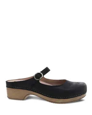 Women's Dansko Bria Color: Black Burnished Nubuck