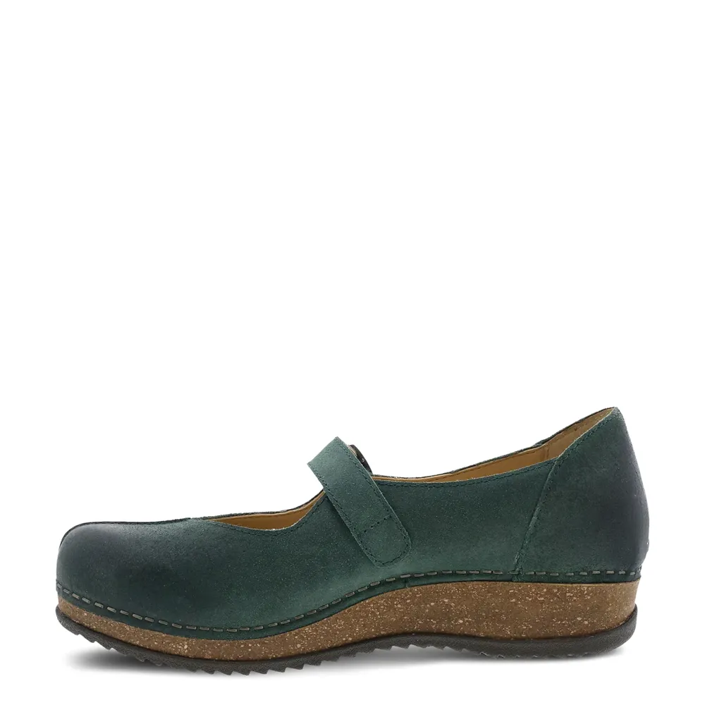 Women's Dansko Mika Color: Pine Burnished Suede