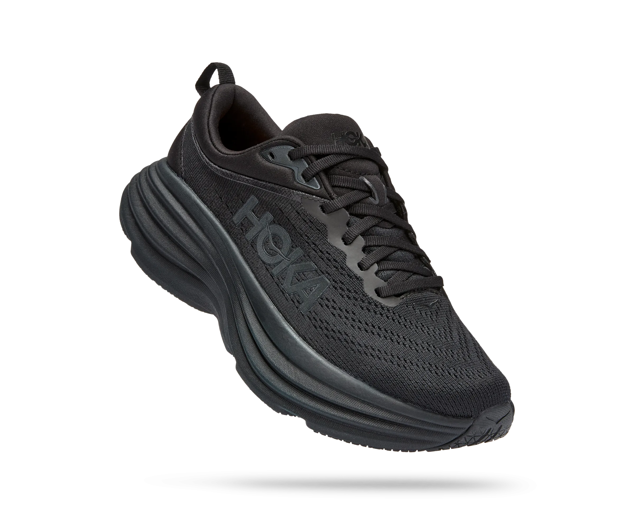 Women's Hoka Bondi 8 Color: Black / Black