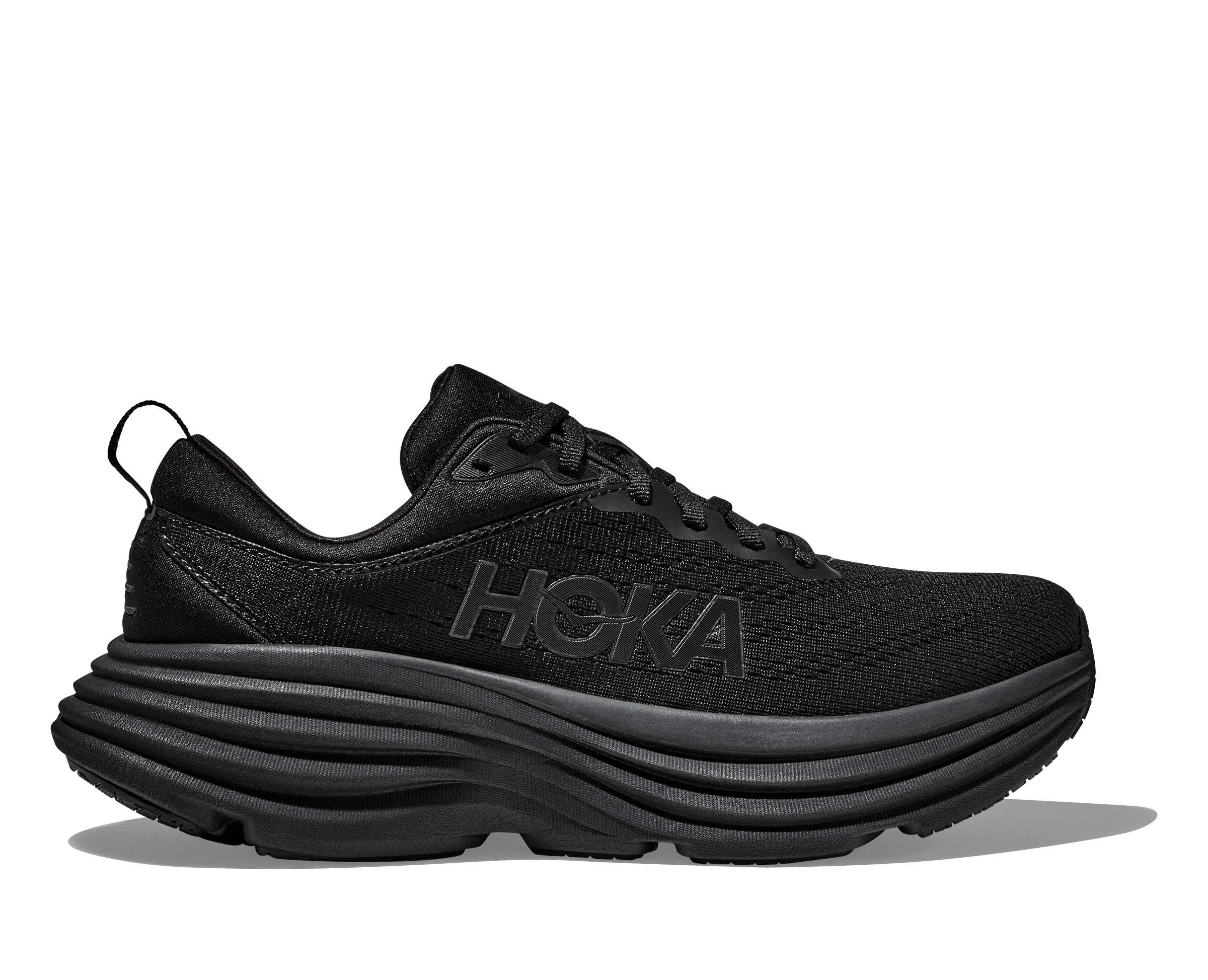 Women's Hoka Bondi 8 Color: Black / Black