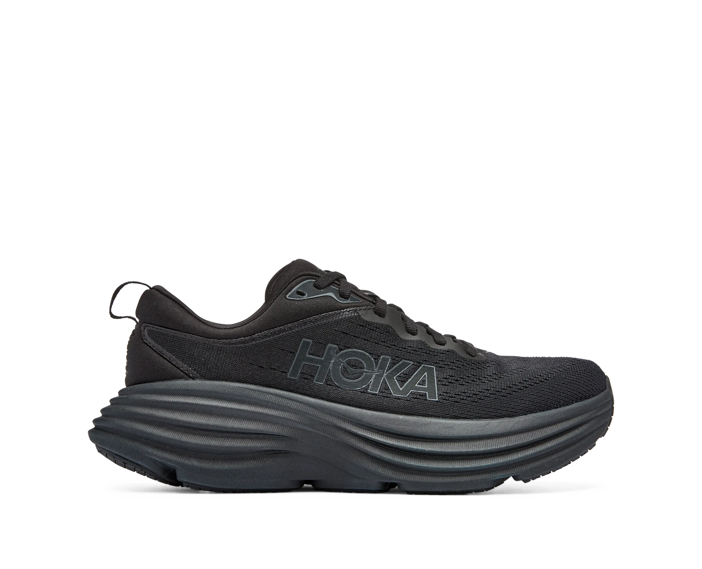 Women's Hoka Bondi 8 Color: Black / Black