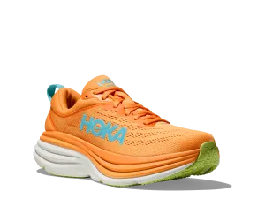 Women's Hoka Bondi 8 Color: Solar Flare / Lettuce