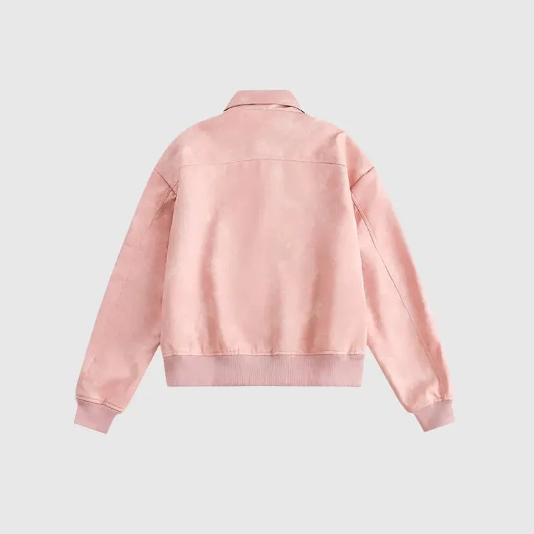 Women's Soft Fabric Bomber Jacket