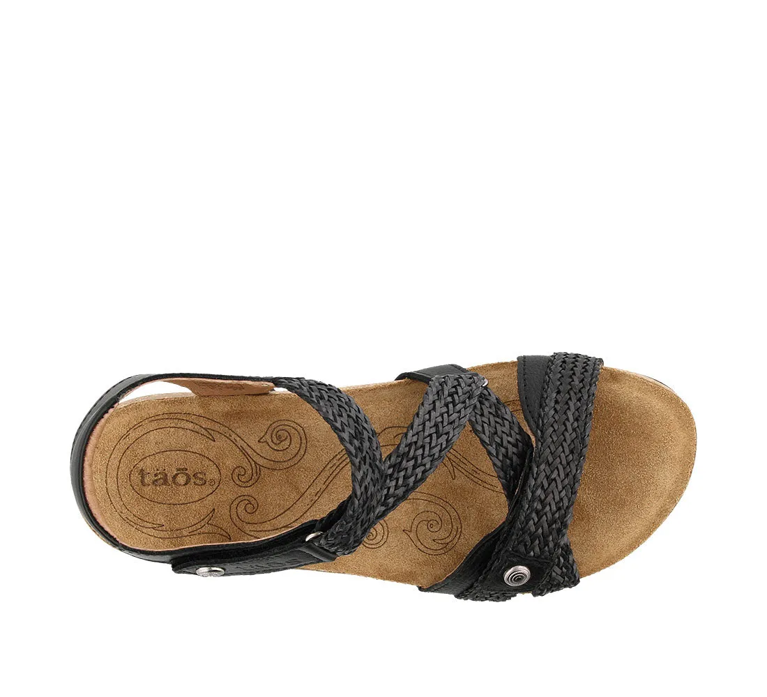 Women's Taos Trulie Color: Black (WIDE WIDTH)