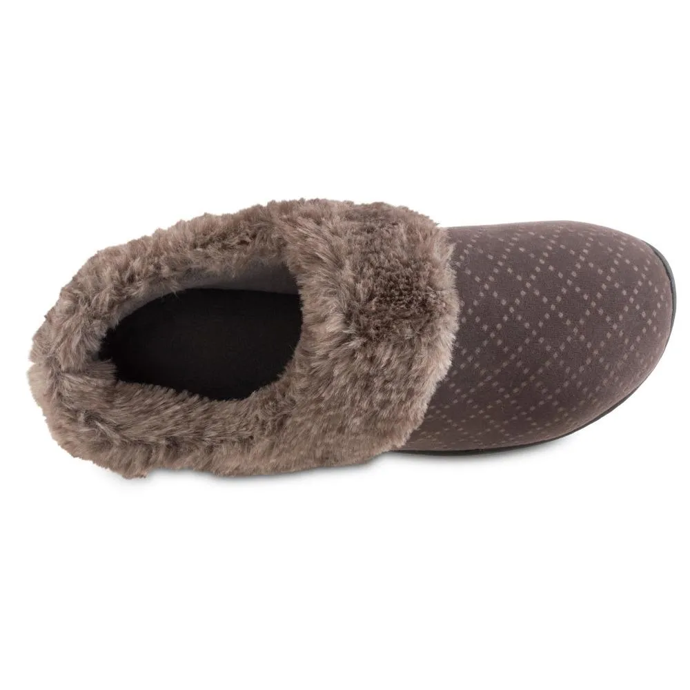 Women’s Velour Sabrine Hoodback Slippers