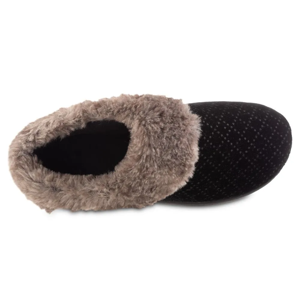 Women’s Velour Sabrine Hoodback Slippers