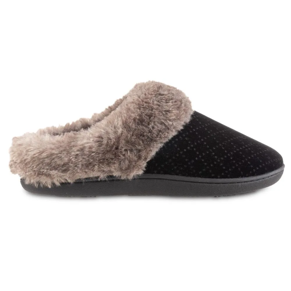 Women’s Velour Sabrine Hoodback Slippers