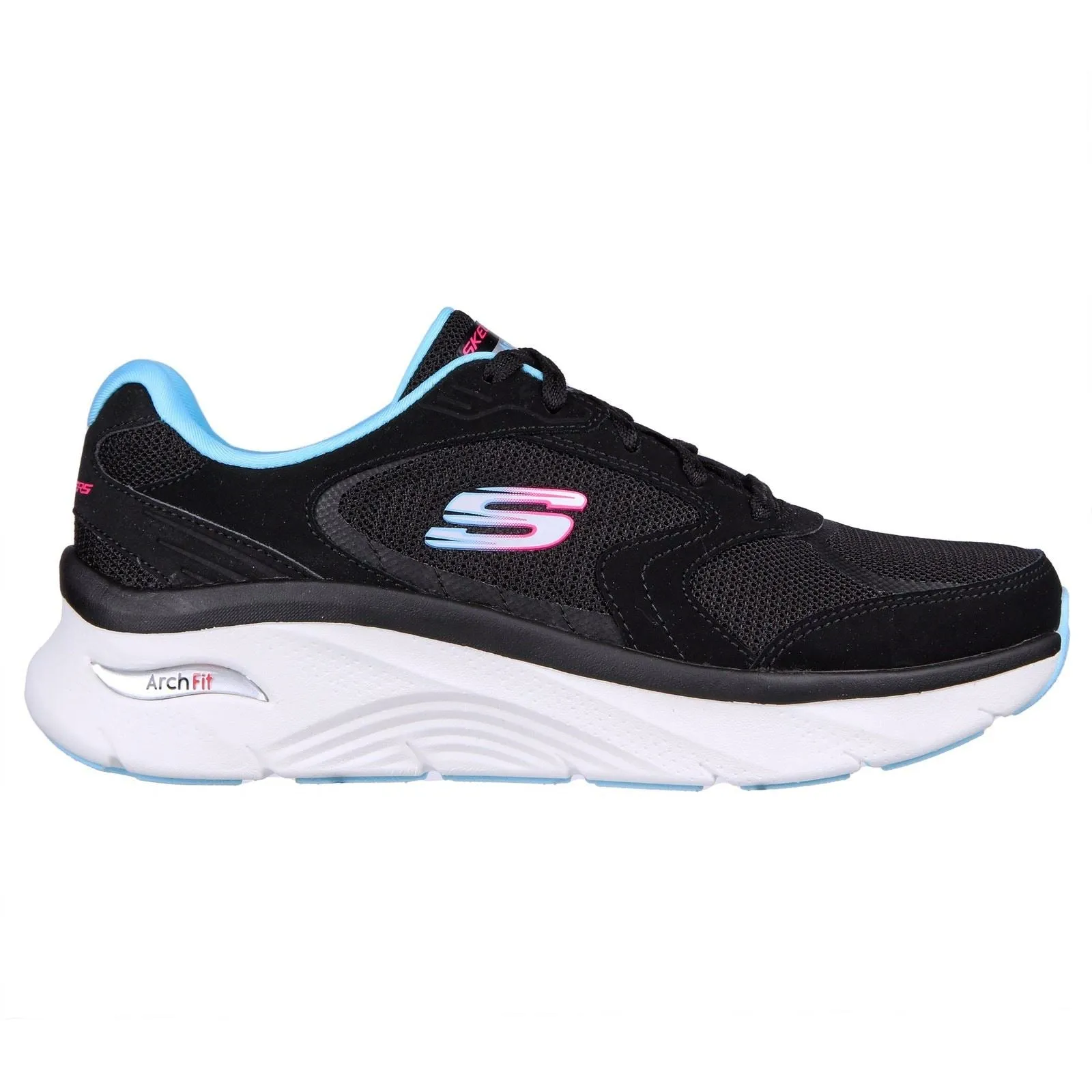 Women's Wide Fit Skechers 149686 Arch Fit D'Lux Sneakers